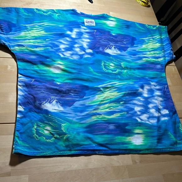 S.C.R.U.B.S. Blue Clouds Patterned Scrub Top - Picture 3 of 5